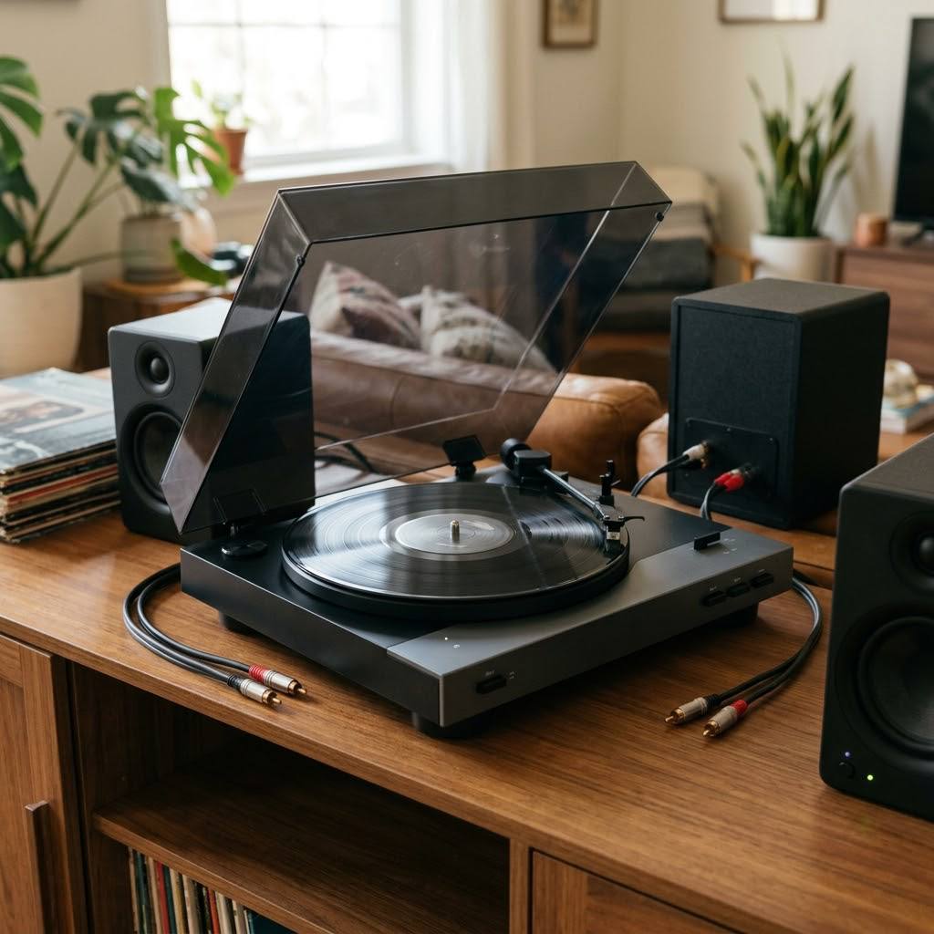 Entry-Level Automatic Turntable with Built-in Phono Preamp
