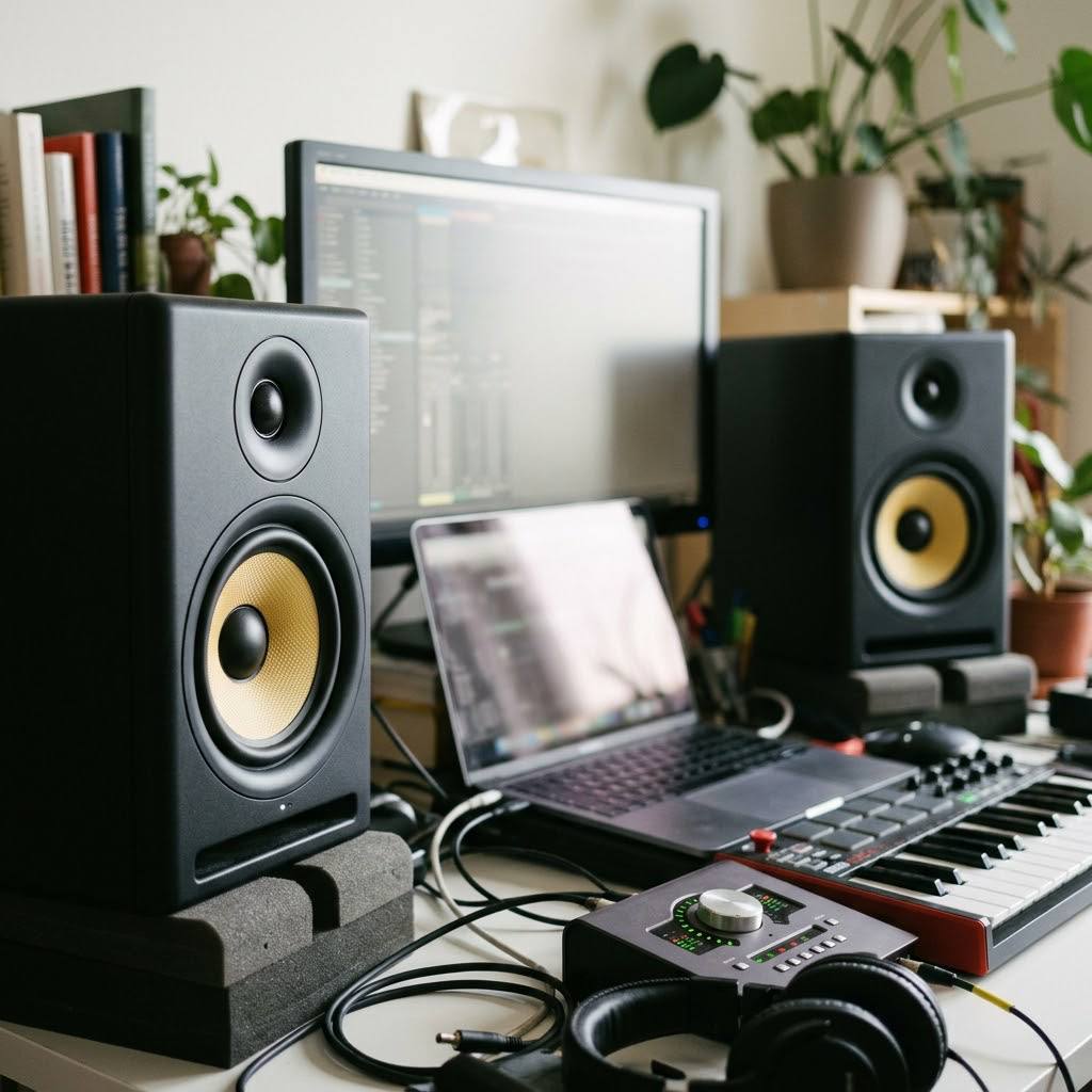 Nearfield Studio Monitor Bookshelf Speakers (Pair)