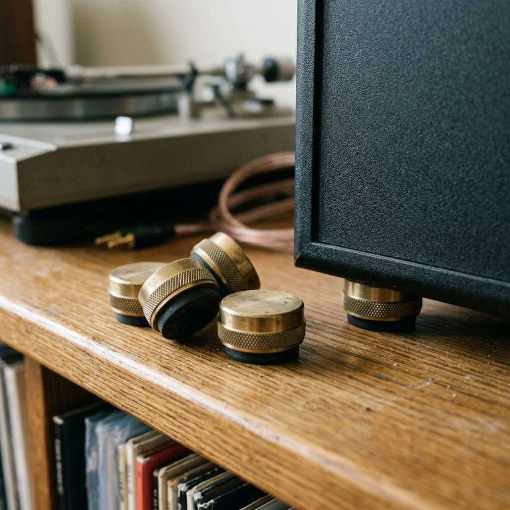 Anti-Vibration Speaker Isolation Feet (Set of 8)