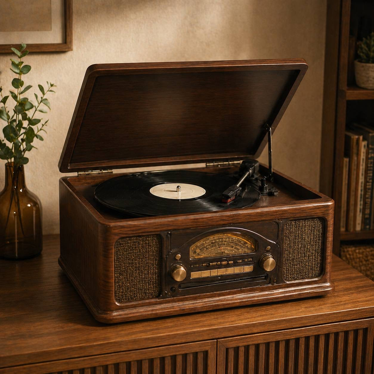 Retro Multi-Function Turntable System